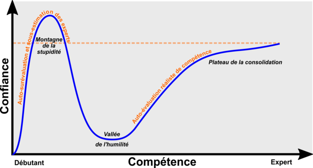 graphique effet de surconfiance